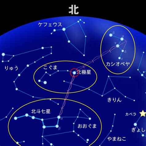 北極星位置|北極星 見つけ方 